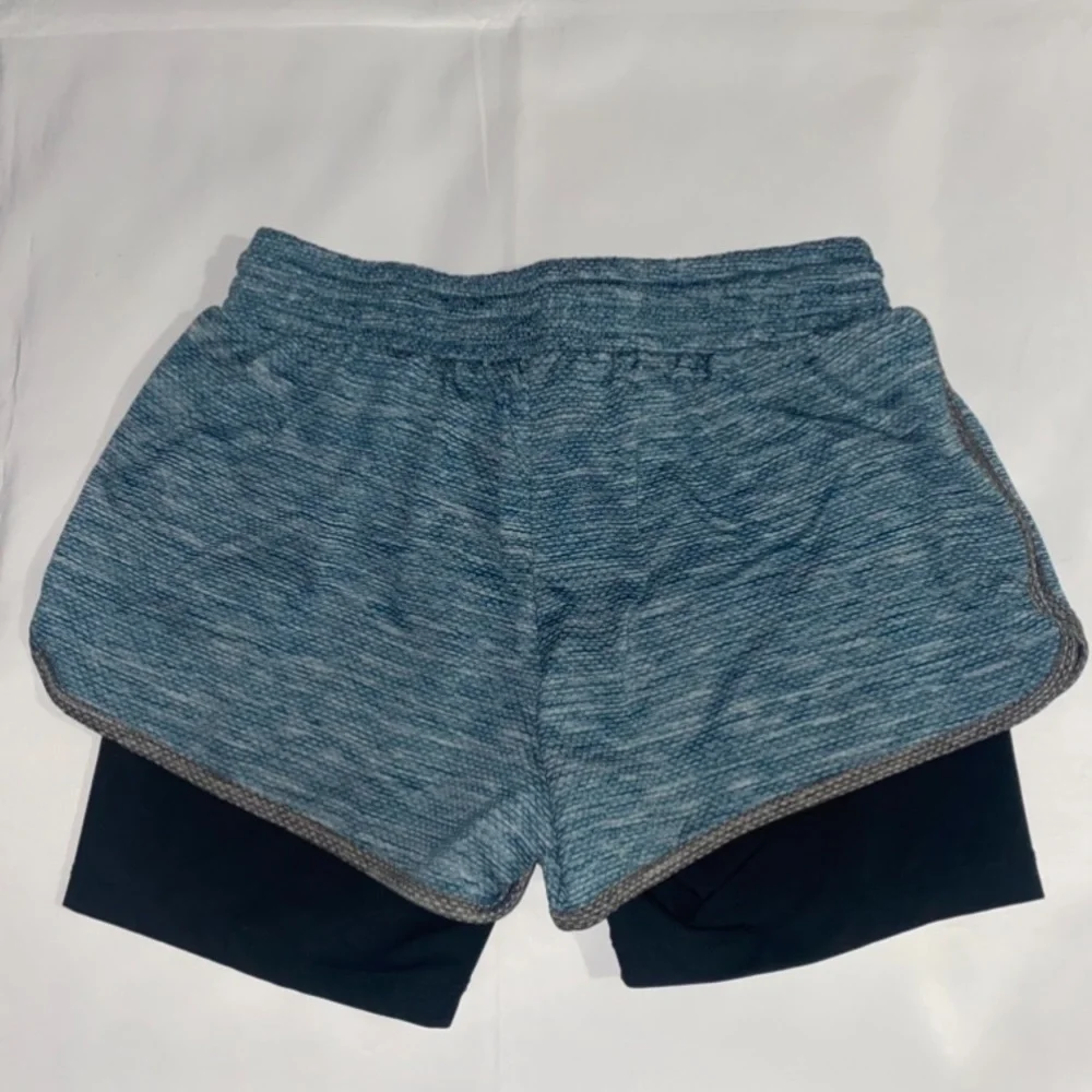 C9 By Champion Blue Duo Dry Athletic Shorts w/ Black Tight Compressions Attached